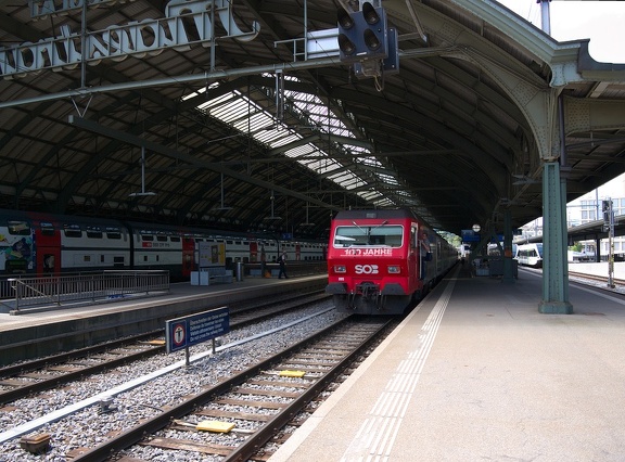 Voralpen-Express po příjezdu